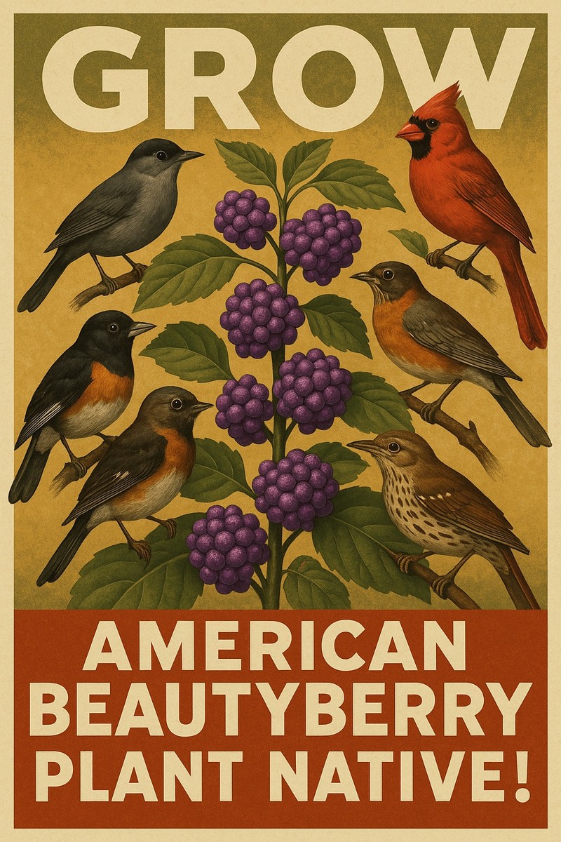 American Beautyberry design