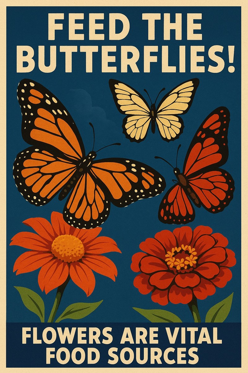 Feed the Butterflies design