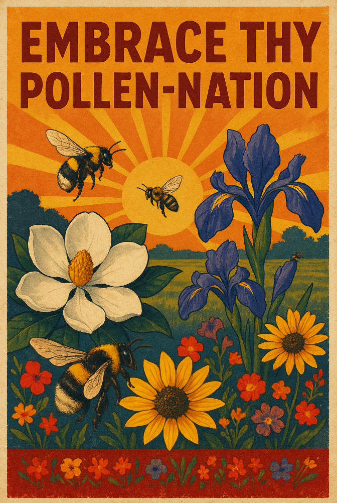 Embrace Thy Pollen-Nation design